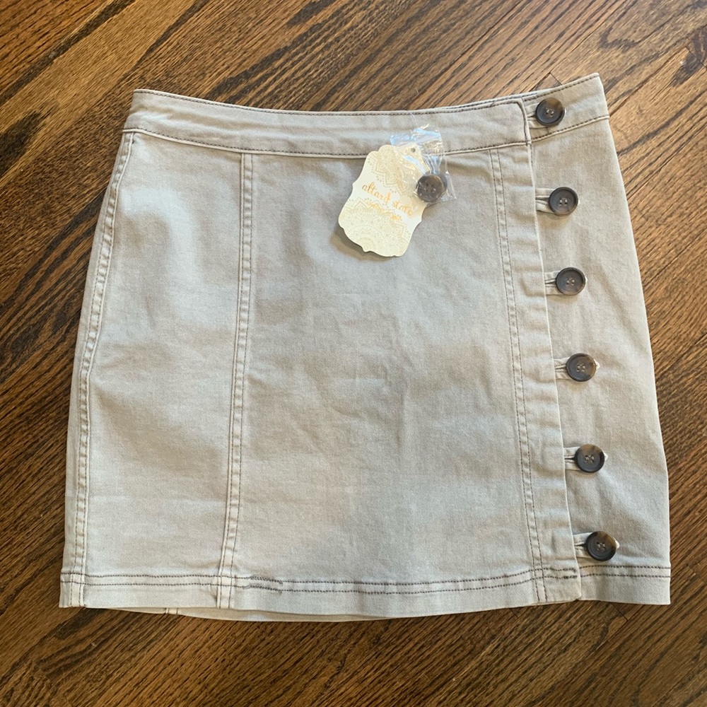 NWT Altar’d State Tan Skirt